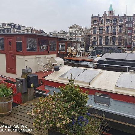 Waterloo Square River Vieuw Houseboat Amsterdam Exteriör bild