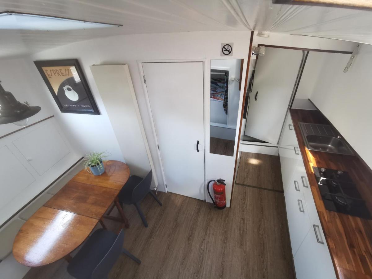 Waterloo Square River Vieuw Houseboat Amsterdam Exteriör bild